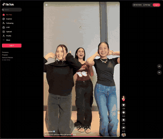 TikTok advancing on its own